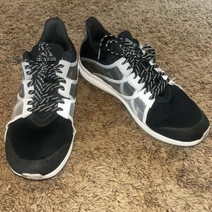 Adidas womens Black and Gray Athletic Shoes gymbreaker bounce